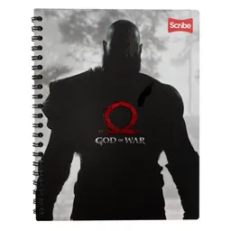 Scribe Cuaderno Playstation Cuadriculado Argollado 80 Hojas