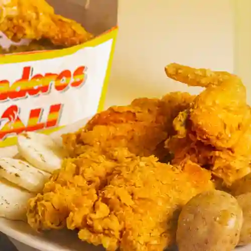 Medio Pollo Apanado