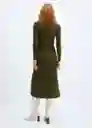 Vestido Flurry Khaki Talla XL Mujer Mango