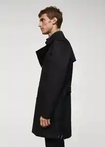 Abrigo Parka Tango Negro Talla XS Hombre Mango