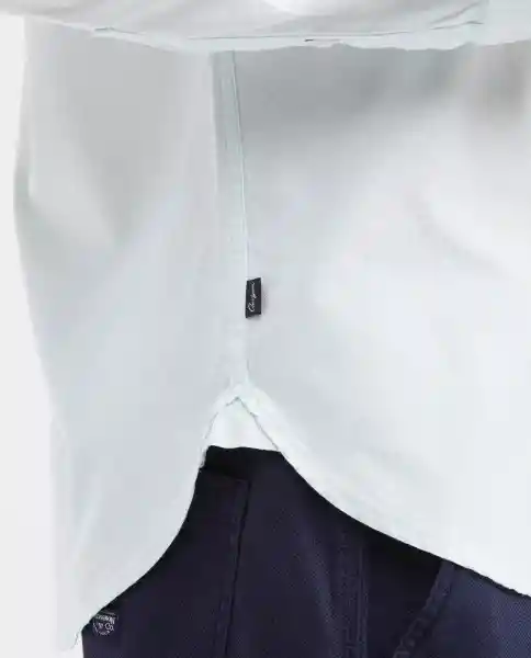 Camisa Manga Larga Slim Fit Verde Talla M Chevignon