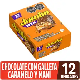 Jumbo Chocolatina con Galleta, Caramelo y Maní