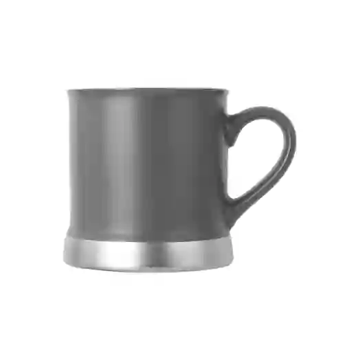 Taza de Cerámica Serie Silver Grey Gris Miniso