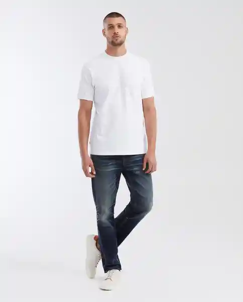 Jean Straight-Morrison Azul Clásico Oscuro Talla 36/32 Chevignon