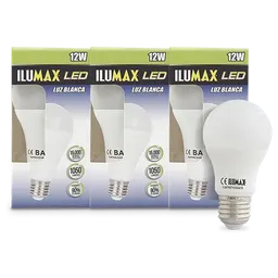 Ilumax Set Bombillo Bulbo Led 12W Luz Blanca 30000H