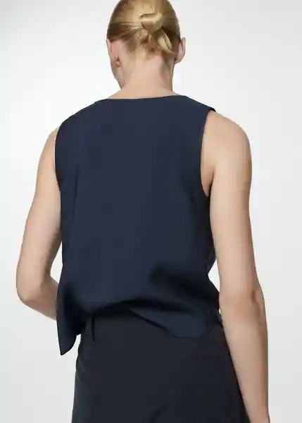 Top Bosco-h Navy Talla XS Mujer Mango