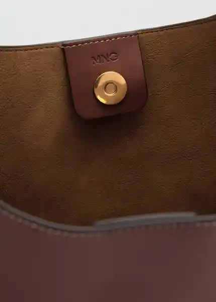 Bolso G Romeo Cuero Talla 99 Mujer Mango