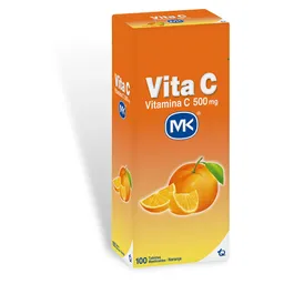 Vita C Mk Vitamina C Tabletas Masticables Naranja 