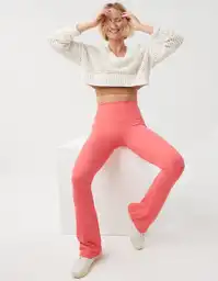 Leggings Mujer Rosa Talla: LG REG Aerie 5962805 American Eagle