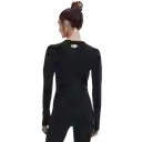 Under Armour Camiseta Authentics Crew Negro Para Mujer Talla SM