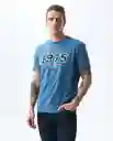 Camiseta Hombre Azul Talla M 841G023_AZU184025 Americanino
