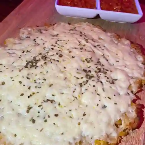 Mega Patacón Rayado con Queso Fundido