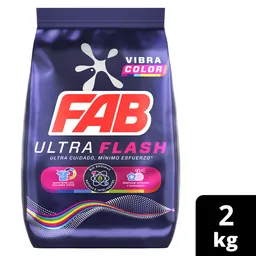 Fab Detergente Polvo Ultra Flash