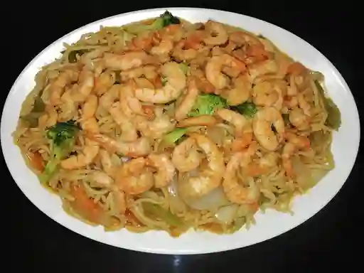 Lo Mein con Camarón