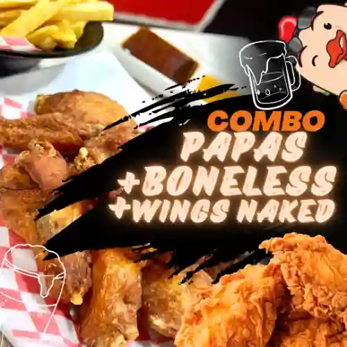 Combo Naked Wings + Boneless