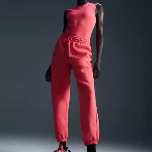 Nike Pantalón Nsw Phnx Flc 2 Lifestyle Para Mujer Rosado Talla L