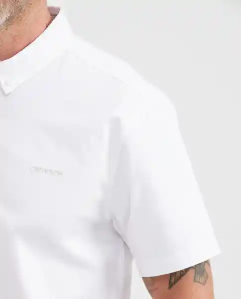 Camisa Paper Touch Manga Corta Blanco 0 Claro Talla M Chevignon