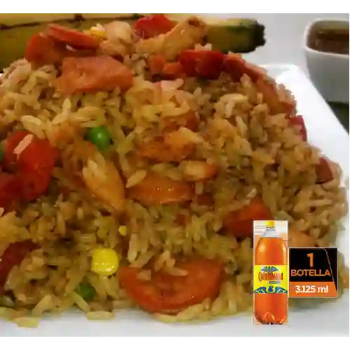 Combo Arroz Ranchero Mediano + Colombiana Pet 3.125 lt