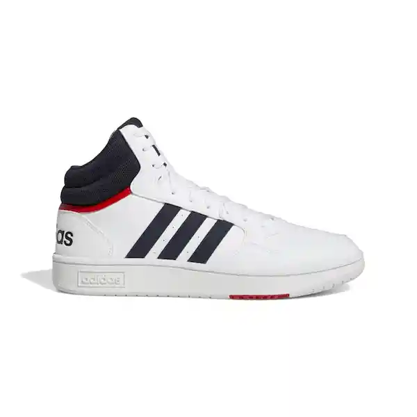 Adidas Tenis Hoops Blanco y Azul Talla 9.5 - 3.0 MID REF: GY5543