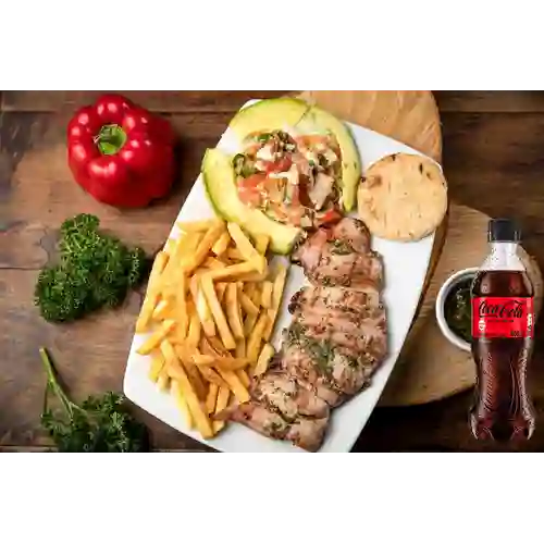 Combo Pechuga de Pollo + Coca Cola Sin Azúcar 400 ml