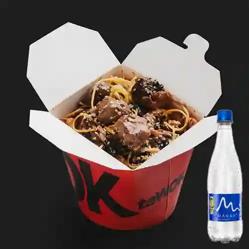Combo Arma Tu Wok + Manantial Sin Gas 600 ml