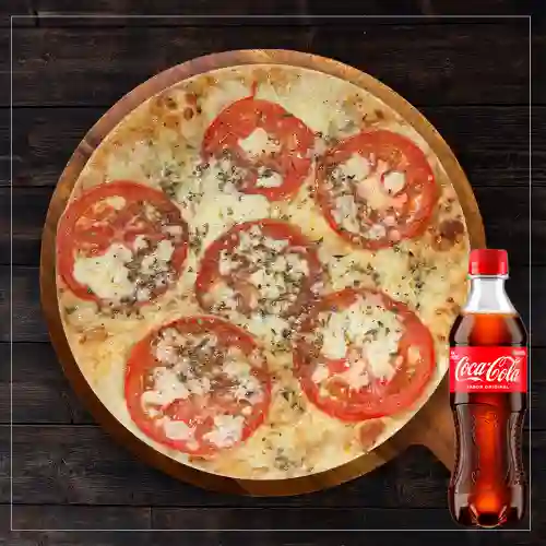 Combo Pizza Napolitana + Coca Cola Original 400 ml