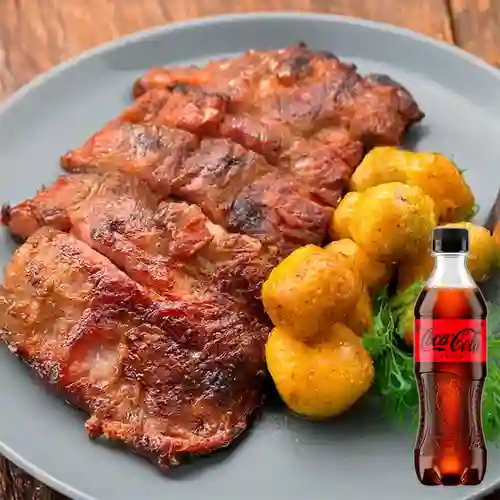Combo Rack de Costilla + Coca-Cola ZERO 400ml