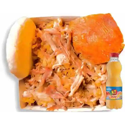 Combo Lechona Mediana + Hit Mango 500 ml