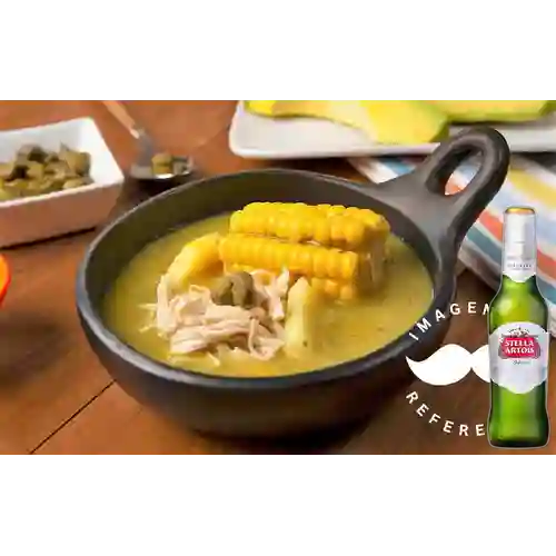 Combo Sopa Ajiaco Especial + Stella Artois Bot. 330ml