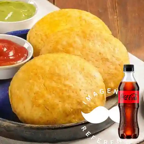 Combo Arepa Solo Huevo + Coca-Cola ZERO 400ml