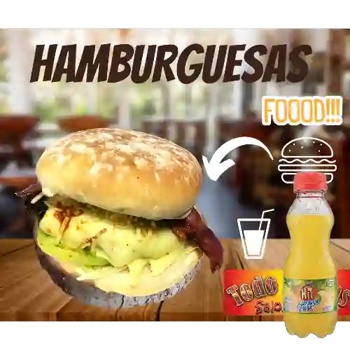 Combo Hamburguesa Especial + Hit Naranja Piña 300 ml