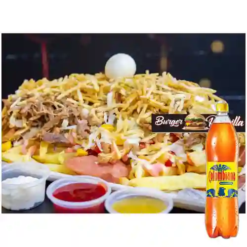 Combo Salchipapa Costeña + Colombiana 1.5 l