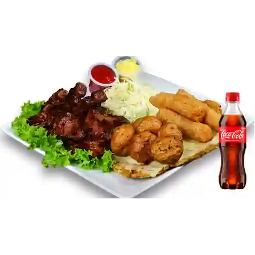 Combo Costillas BBQ + Coca Cola Original 400 ml