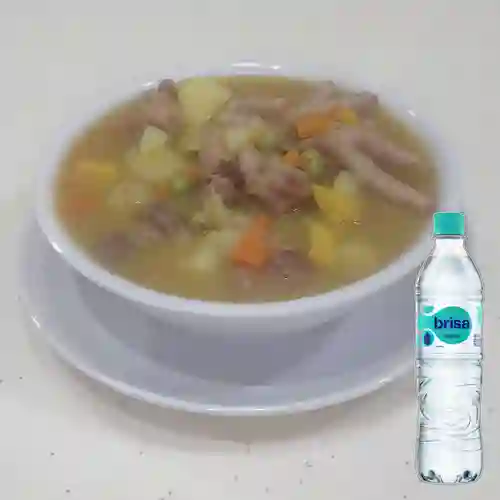 Combo Sopa de Menudencias + Brisa Sin Gas 600ML