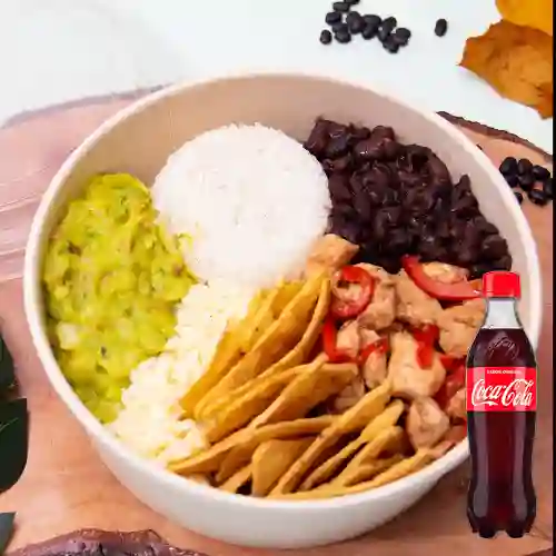 Combo Bowl Mexicano de Pollo +Cocacola Orig 400ml