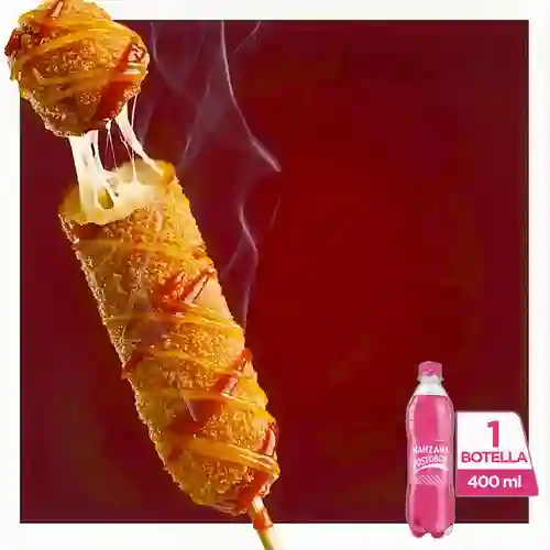 Combo Mozarollz + Postobón Manzana 400 ml