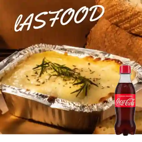Combo Lasaña Boloñesa 290 Gramos +Cocacola Orig 250ml