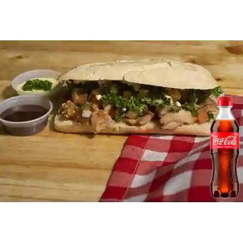 Combo Kebab en Pan + Coca Cola Original 400 ml