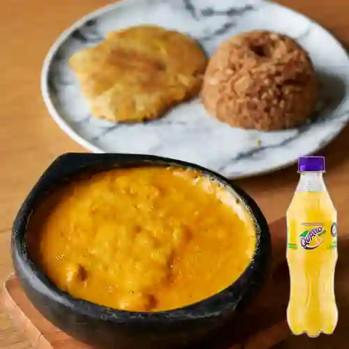 Combo Cazuela de Mariscos + Quatro Original 400ML