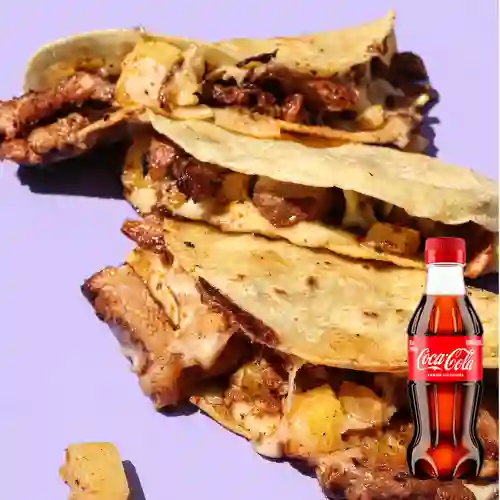 Combo Tacos la Gringa + Coca Cola Original 250ML