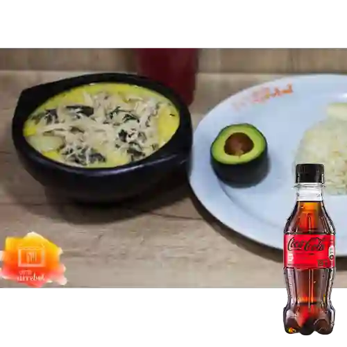 Combo Ajiaco + Coca Cola Sin Azúcar 250ML