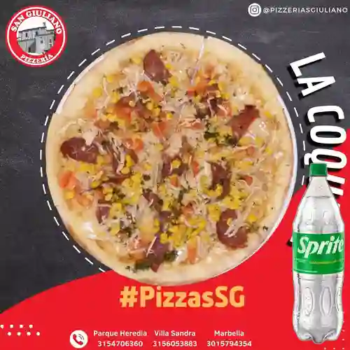 Combo Pizza la Coqueta + Sprite Original 1.5Lt