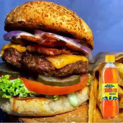 Combo Burger Clasica + Colombiana 400 ml