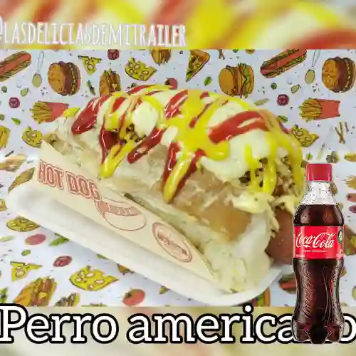 Combo Perro Americano +Cocacola Orig 400ml