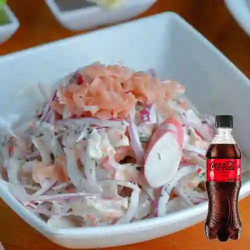 Combo Ceviche Nippon + Coca Cola Sin Azúcar 400 ml
