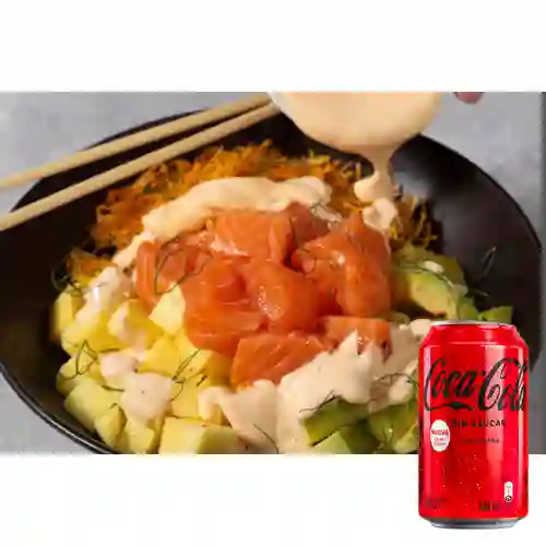 Combo Mahalo Poke + Coca Cola Sin Azúcar 330ML
