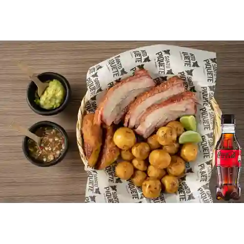 Combo Costilla Crocante + Coca Cola Sin Azúcar 250ML