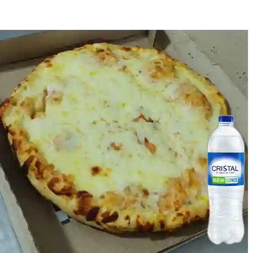 Pizza Súper Estofada Mediana Granjera +Cristal S/gas 600ml