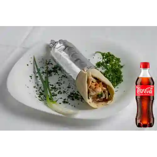 Combo Shawarma de Pollo + Coca Cola Original 400 ml