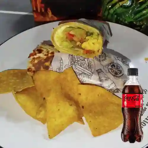 Combo Burro de Pastor + Coca Cola Sin Azúcar 400 ml